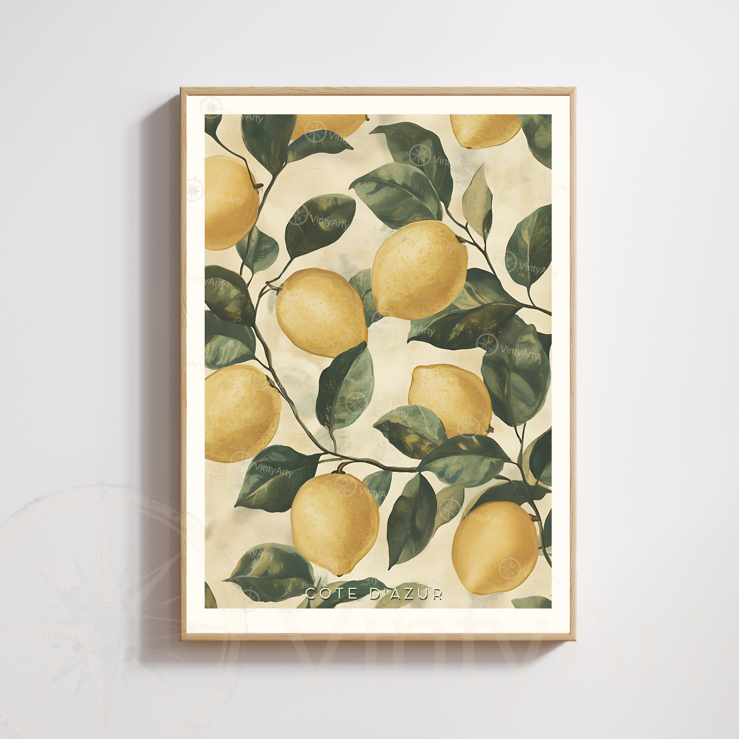 Affiche Côte d’Azur | Impression murale Côte d’Azur | Affiche France