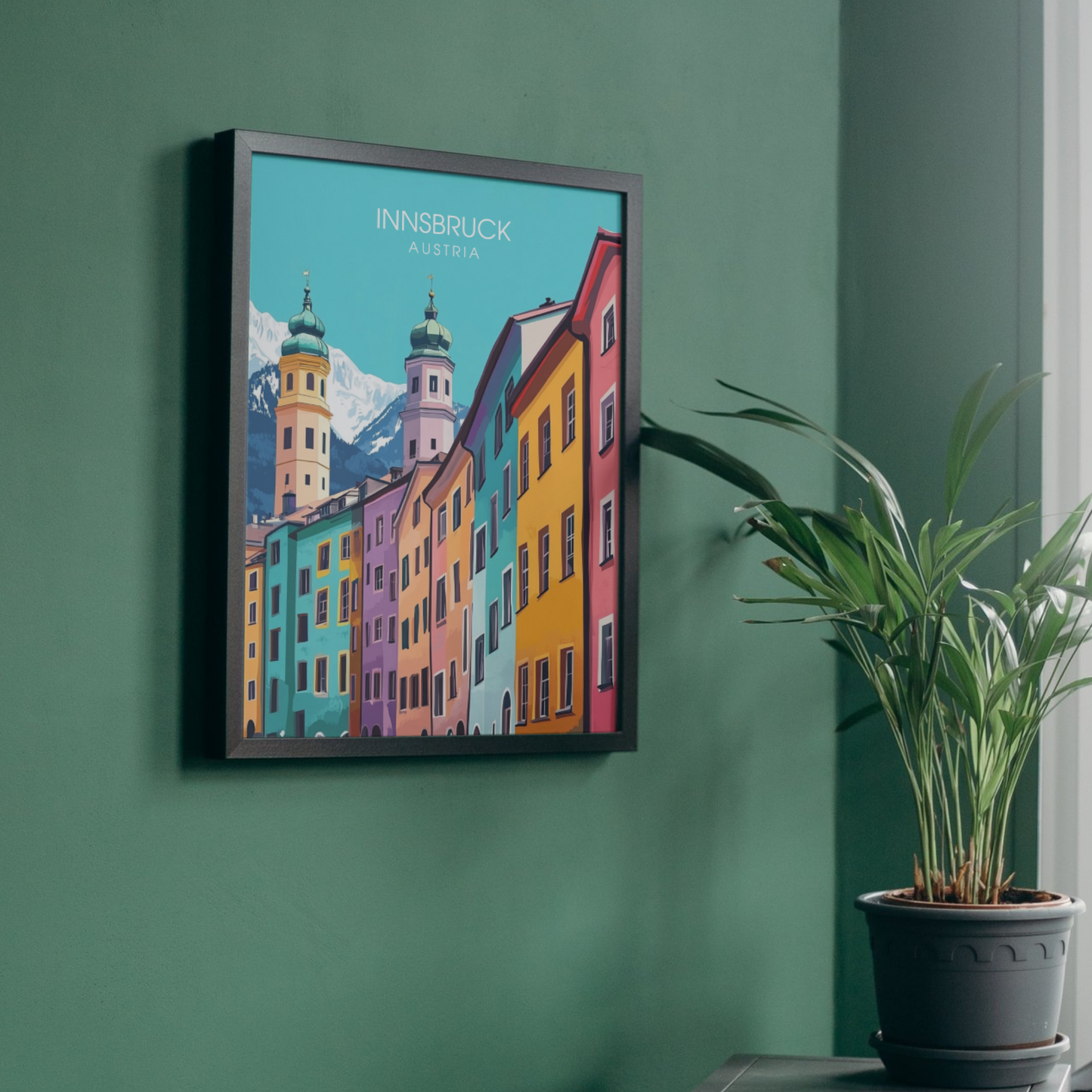 Affiche Innsbruck | Poster Murale Autriche | Affiche Autriche