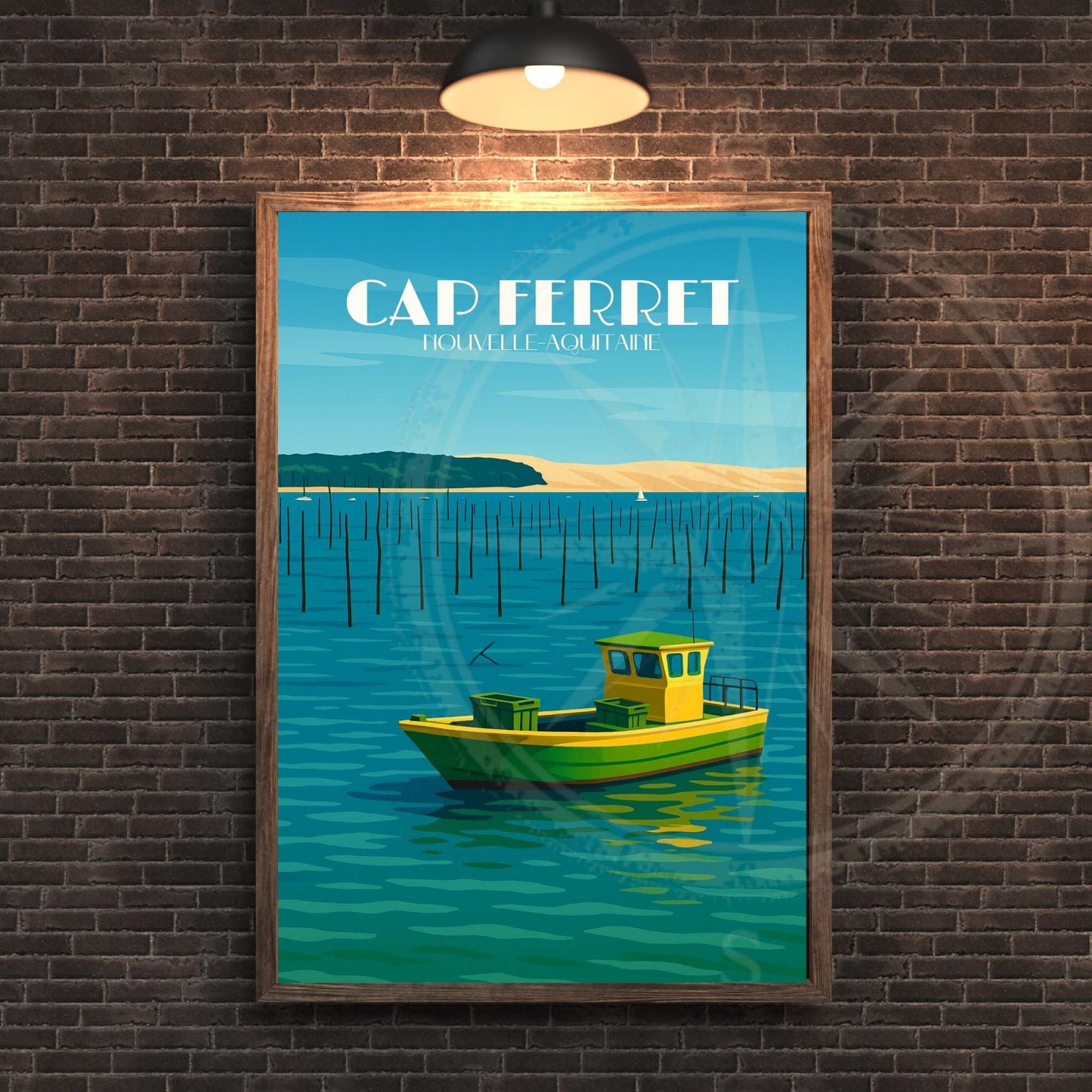 Affiche Cap Ferret | Poster Cap Ferret | Affiche France
