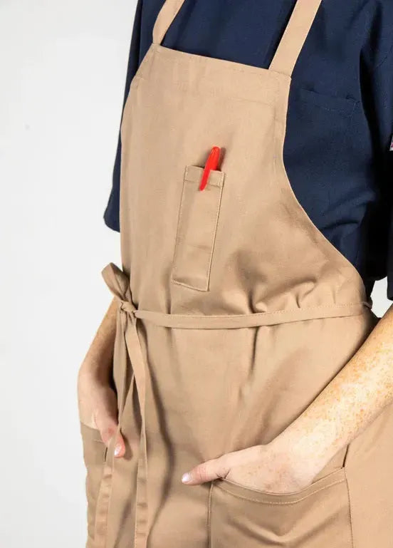 Cotton Blend Classic Twill Bib Aprons