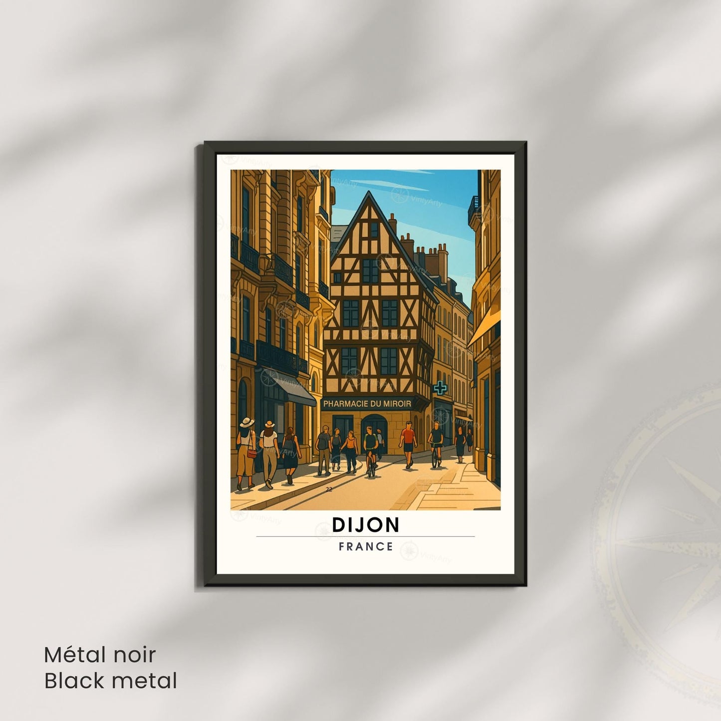 Affiche de voyage Dijon | Affiche Bourgogne